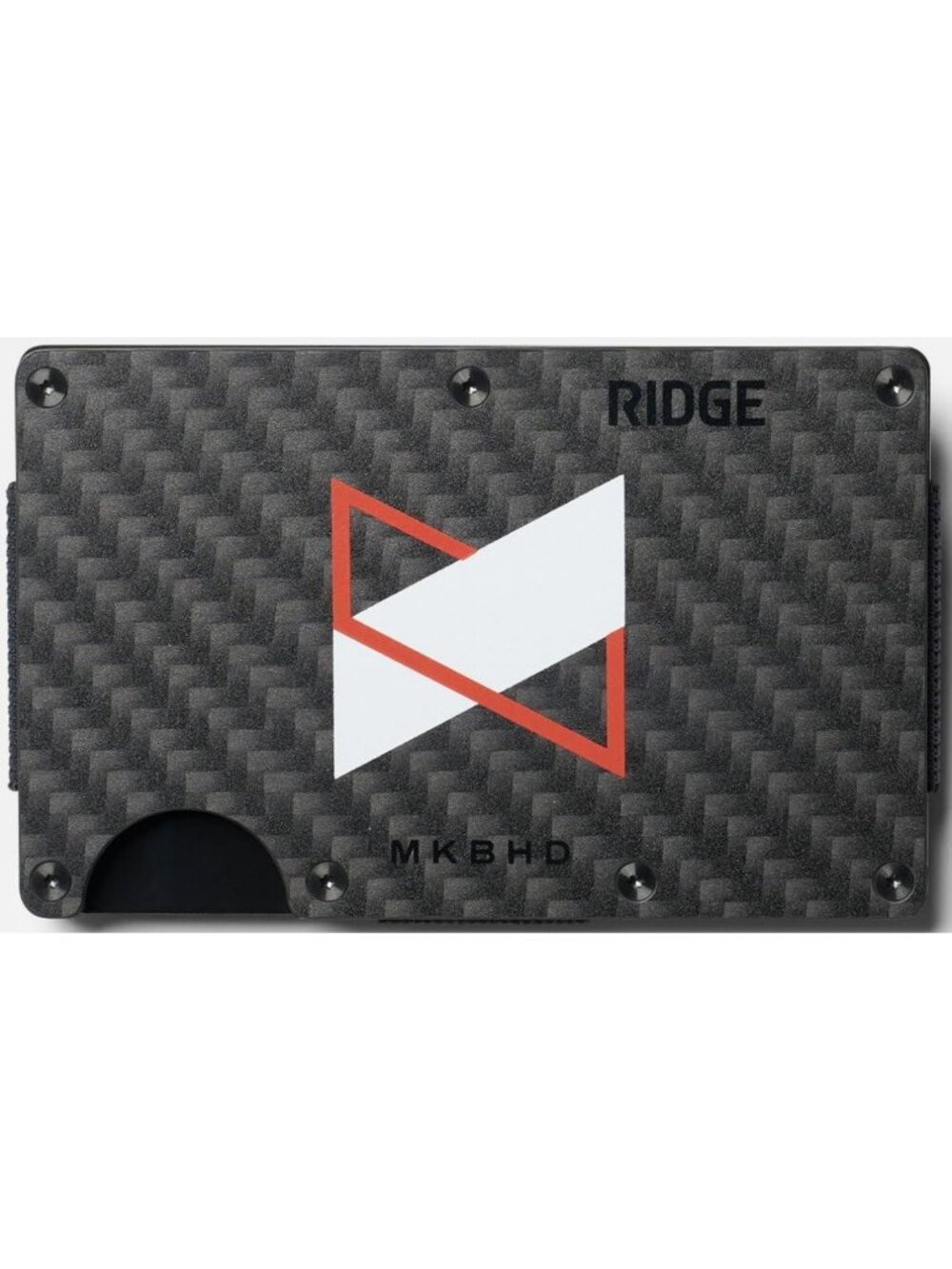 Ridge Wallets - Men's Slim Minimalist Free, Front Pocket RFID, Carbon Fiber